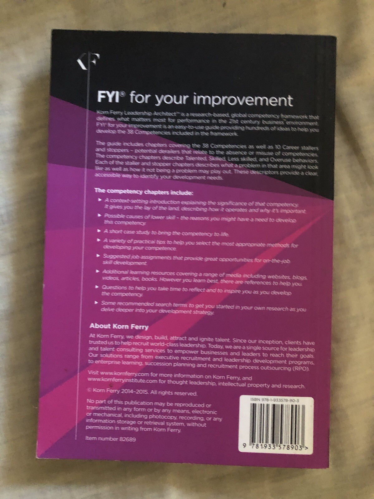 FYI: For Your Improvement – Competencies Development Guide
