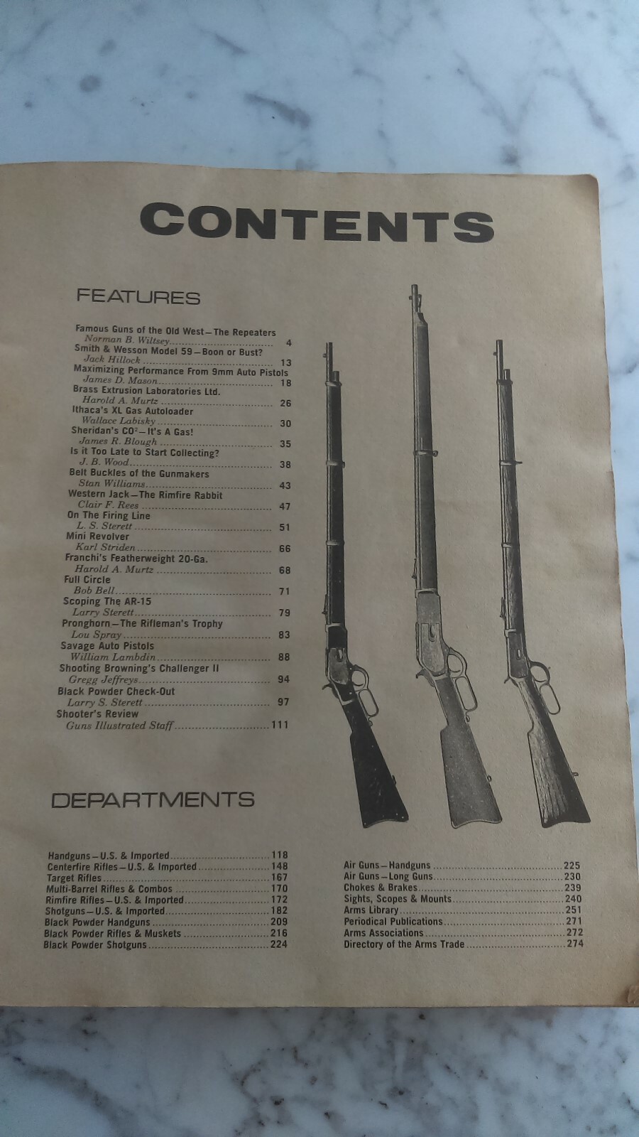 Vintage Catalog Gun Guns Illustrated 1977 288 pages Firearms Guns gun 9th ed