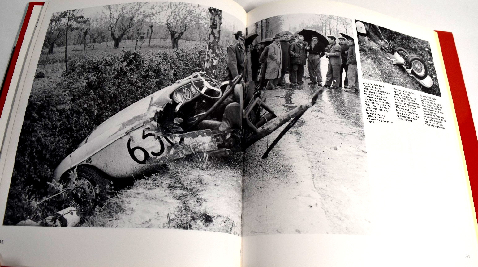 Ferrari 166 MM Barchetta by Bianchi Anderloni & V. Moretti 1991 Hardcover *VG*