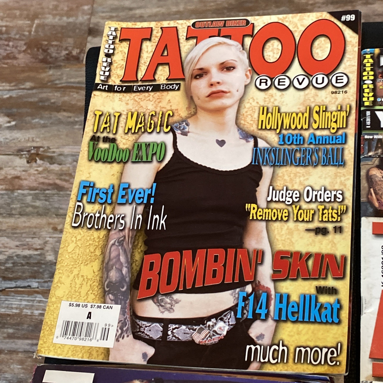Lot of 17 Issue Vintage Tattoo Revue Magazine Late 1990s 2000s Ink Design Ideas