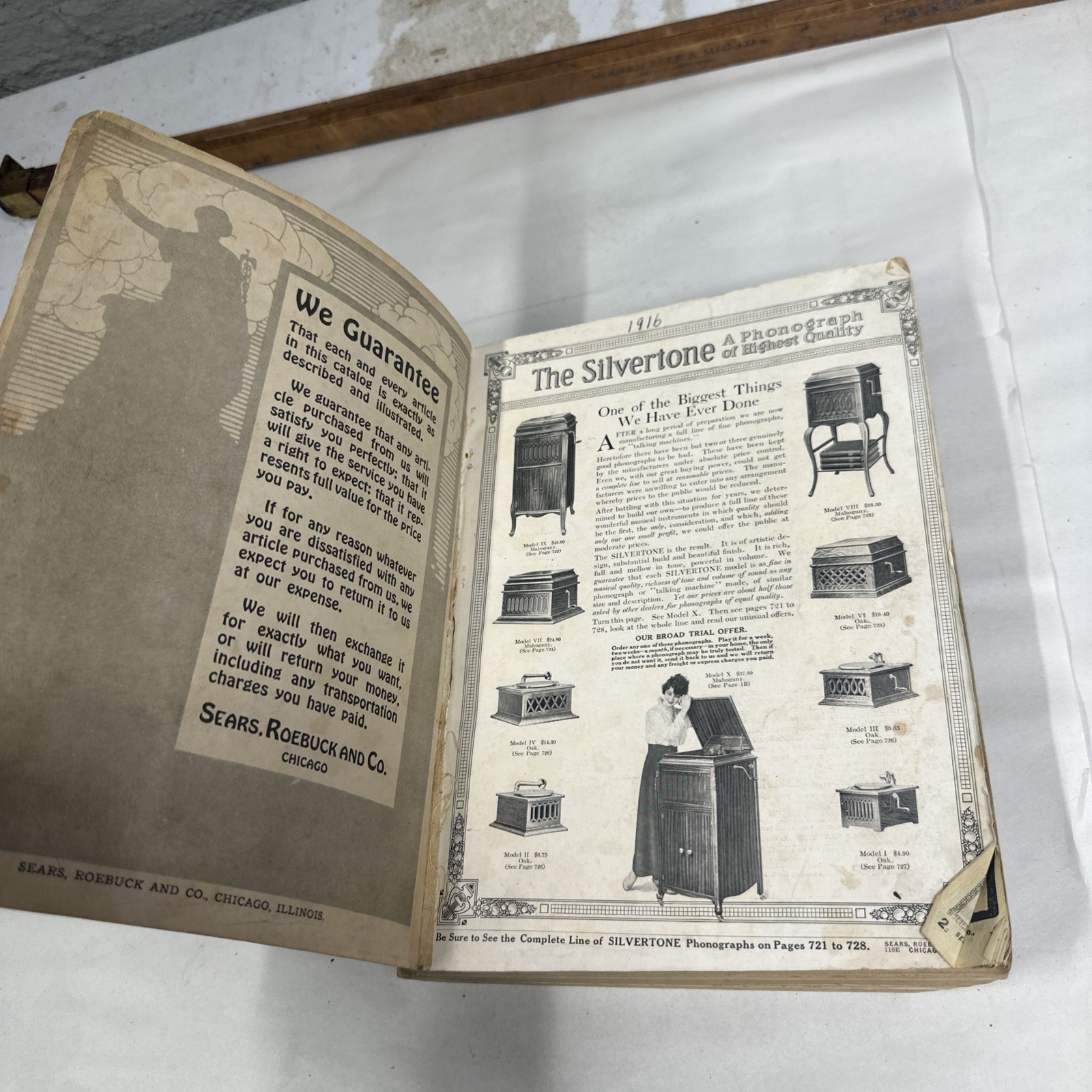 Sears Roebuck And Company Catalog #132 1916 Original Chicago