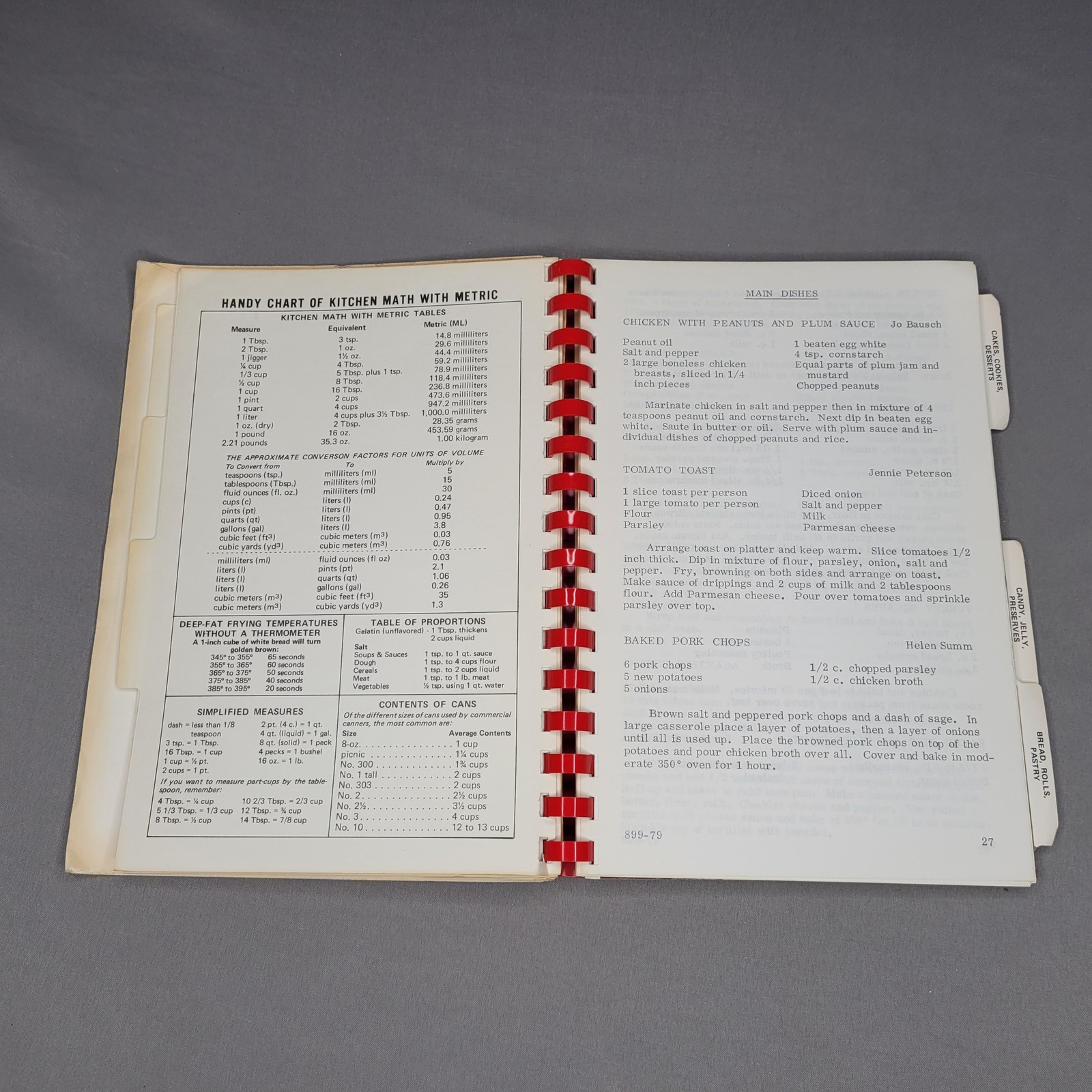 Vintage Yolo General Hospital Auxiliary Incredible Edibles Cookbook Woodland CA