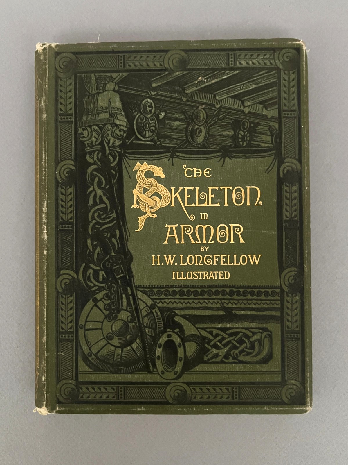 Henry Longfellow THE SKELETON IN ARMOR AVS Anhony Illus 1877 James Osgood Boston