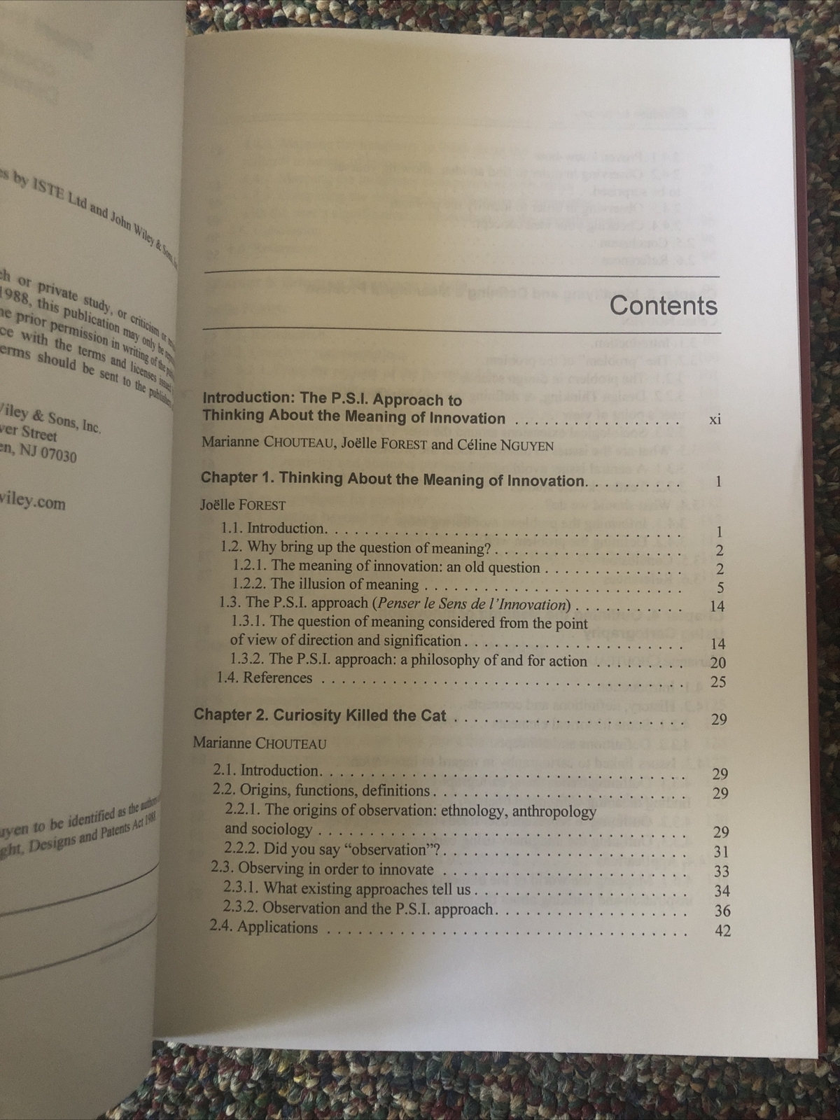 Innovation for Society : The P.s.i. Approach, Hardcover by Chouteau, Marianne…