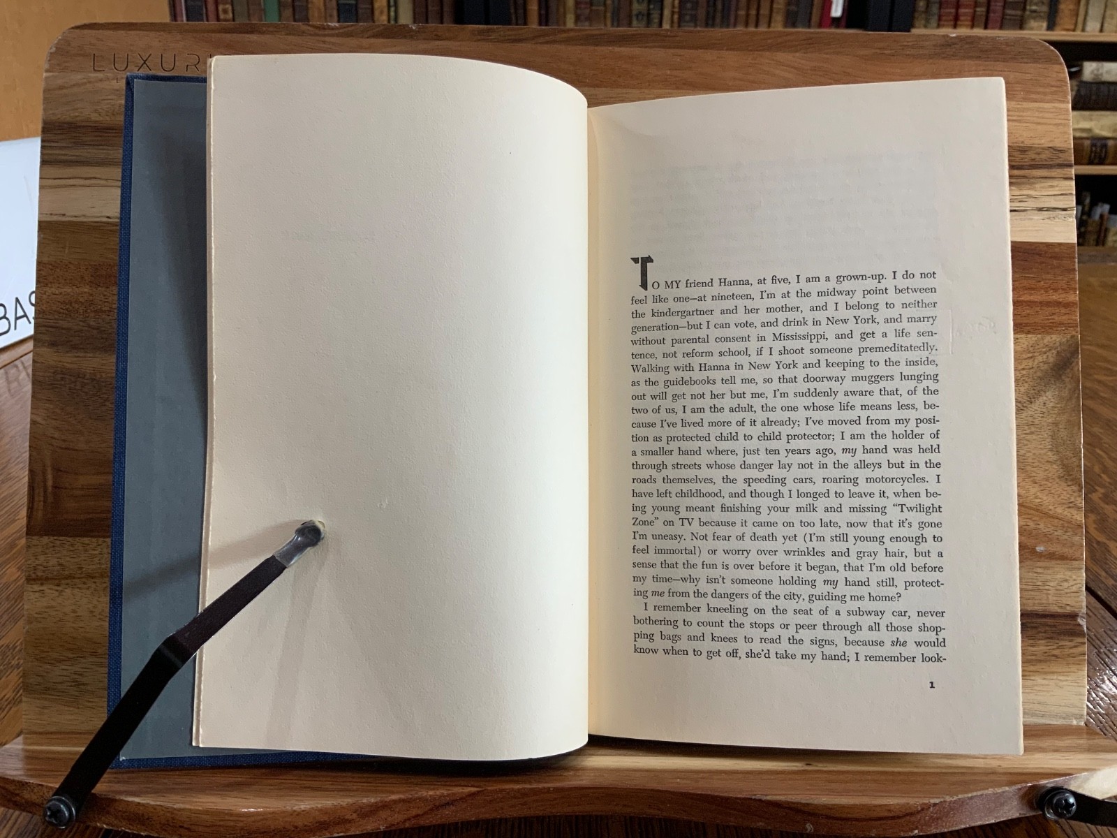 1973 Looking Back 1st Edition Joyce Maynard Inscribed by Author + Doodle!