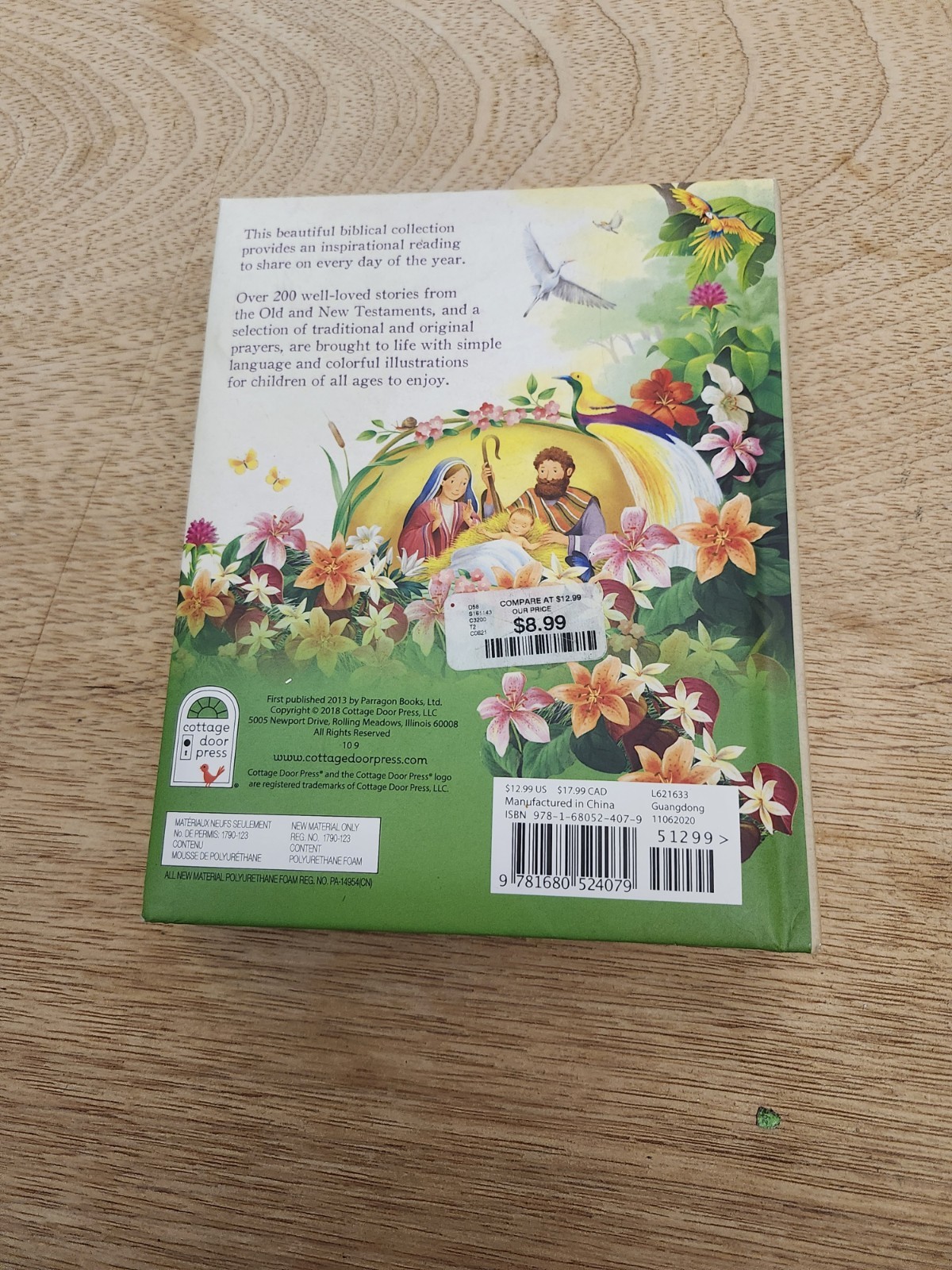 365 Bible Stories and Prayers – Hardcover By Parragon Books – VERY GOOD