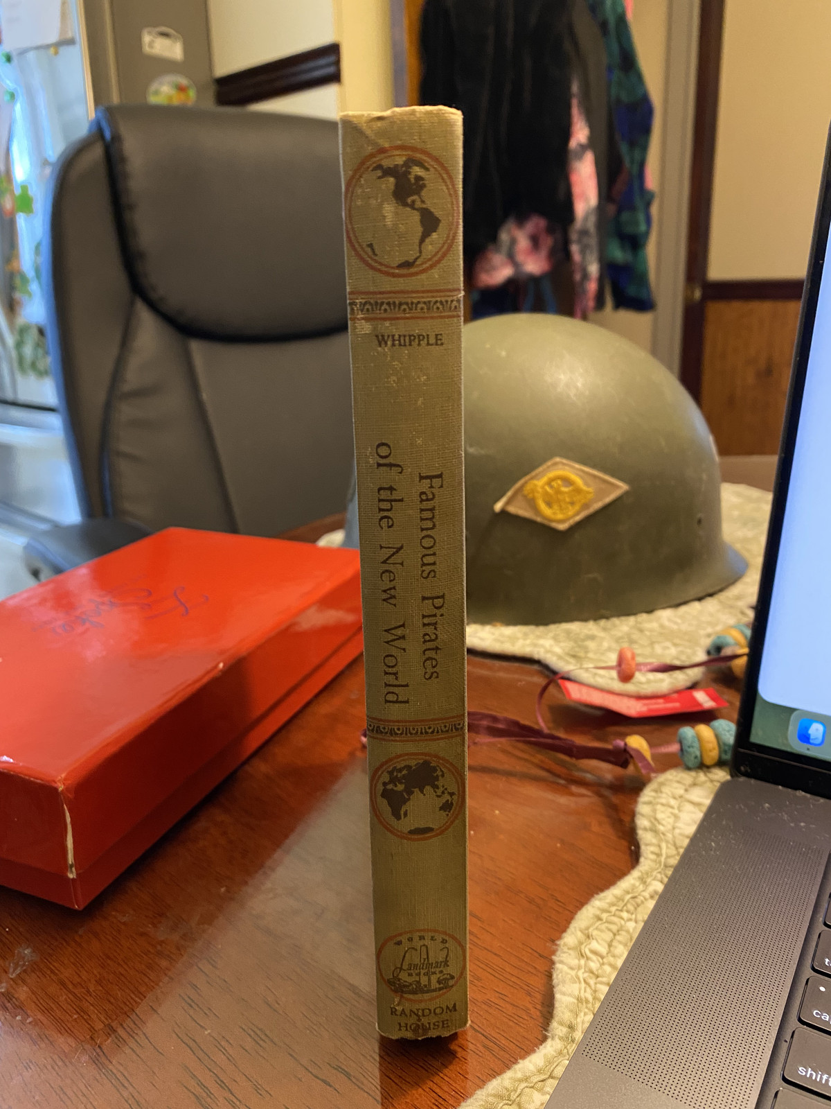Famous Pirates of the New World A.B.C. Whipple Landmark HC 1st edition 1958