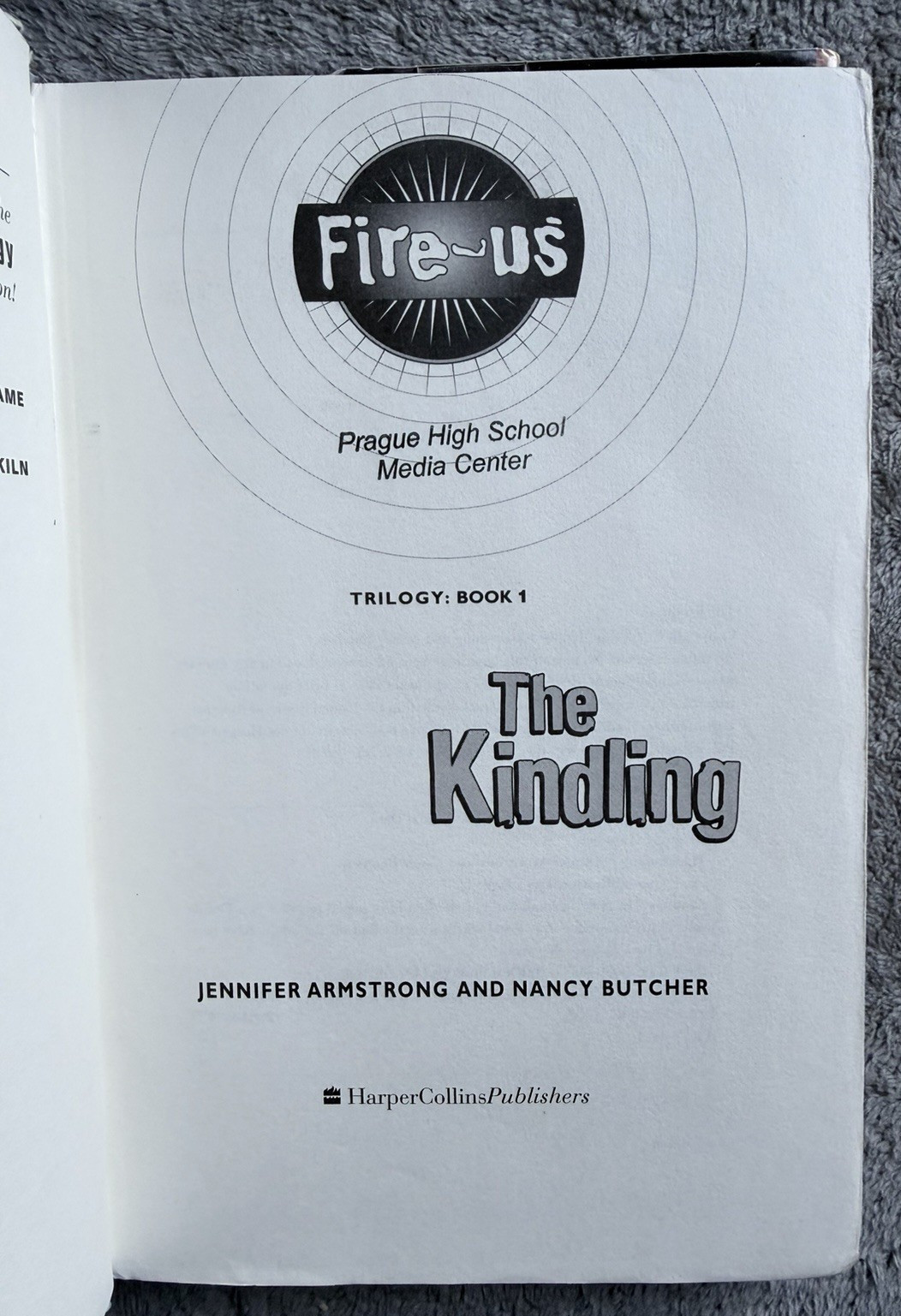 Fire-Us Trilogy 3 Book Set 1st Ed HC DJ Jennifer Armstrong Ex Lib Young Adult