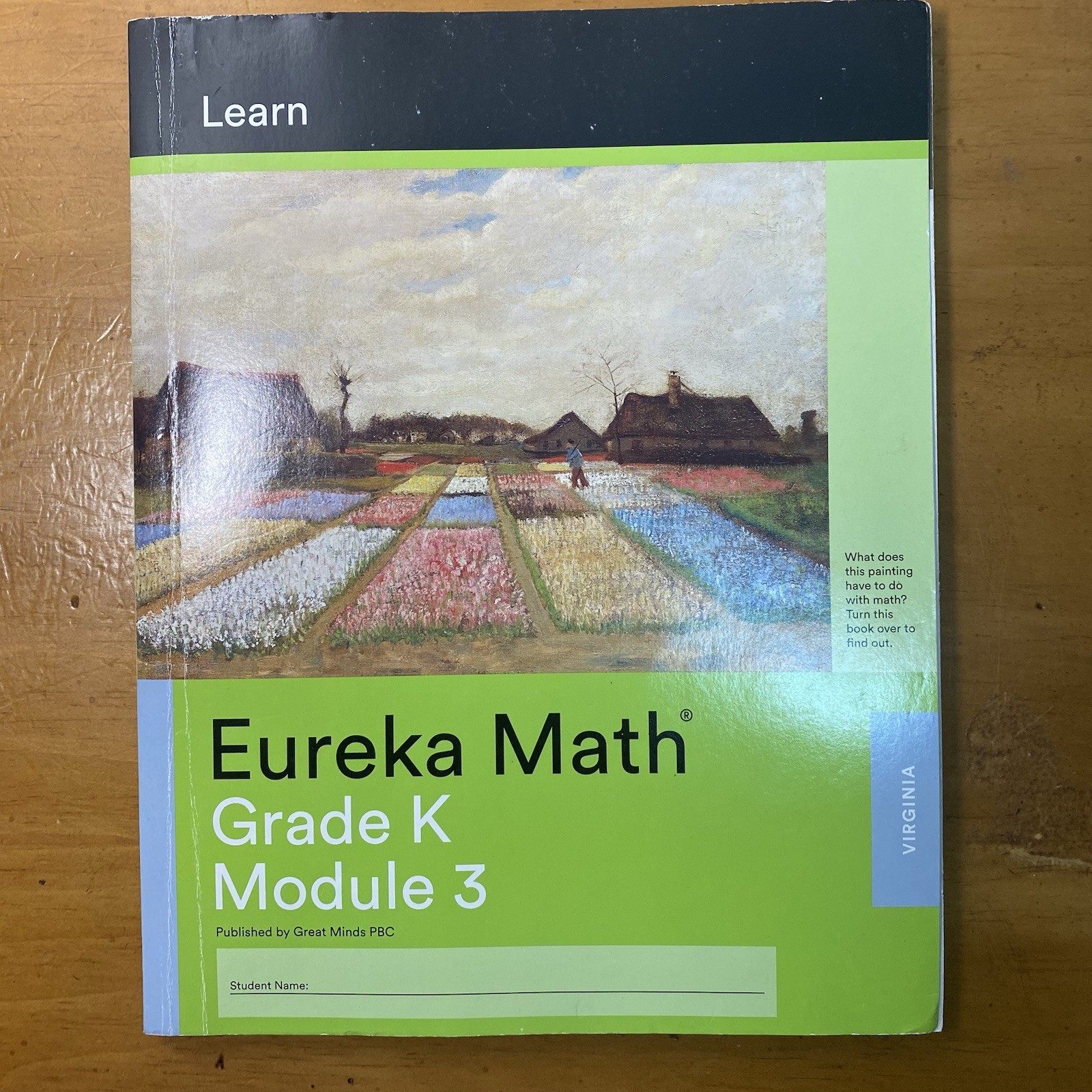 Eureka Math – a Story of Units: Learn Workbook, Grade K, Module 3 by Gm Pbc…