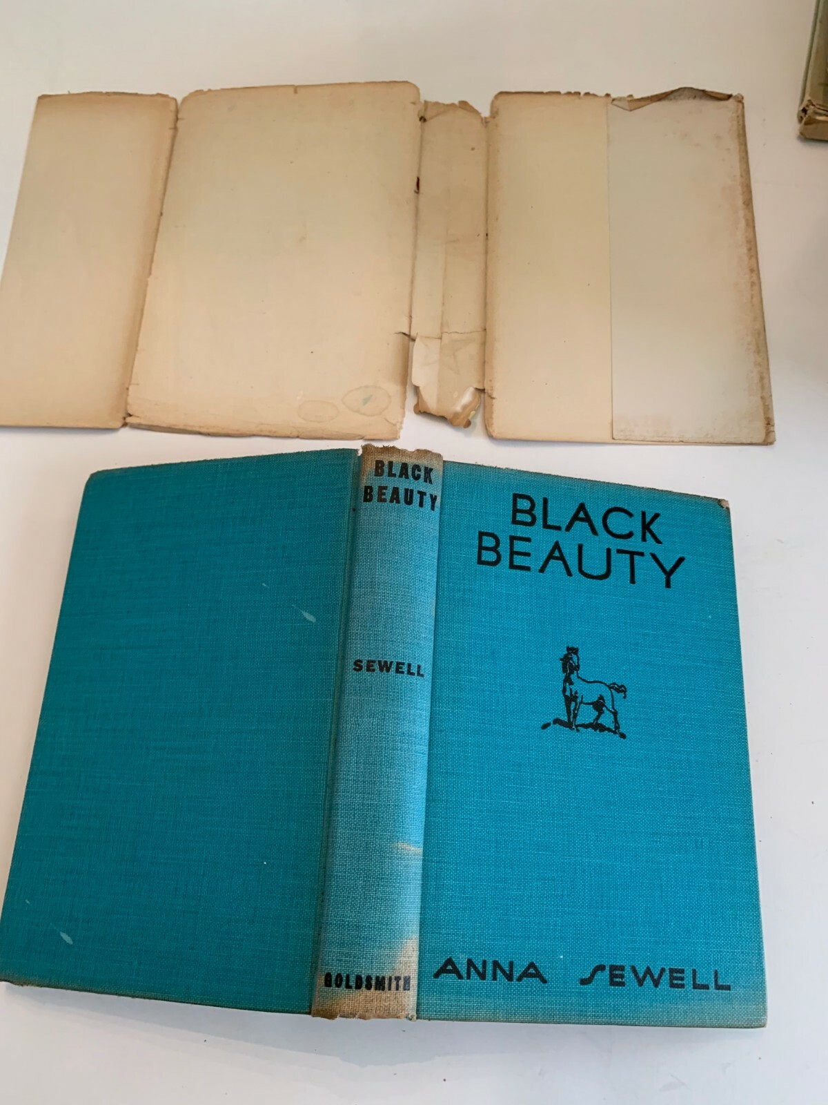 circa 1940’s Black Beauty by Anna Sewell Hardcover With Dust Jacket