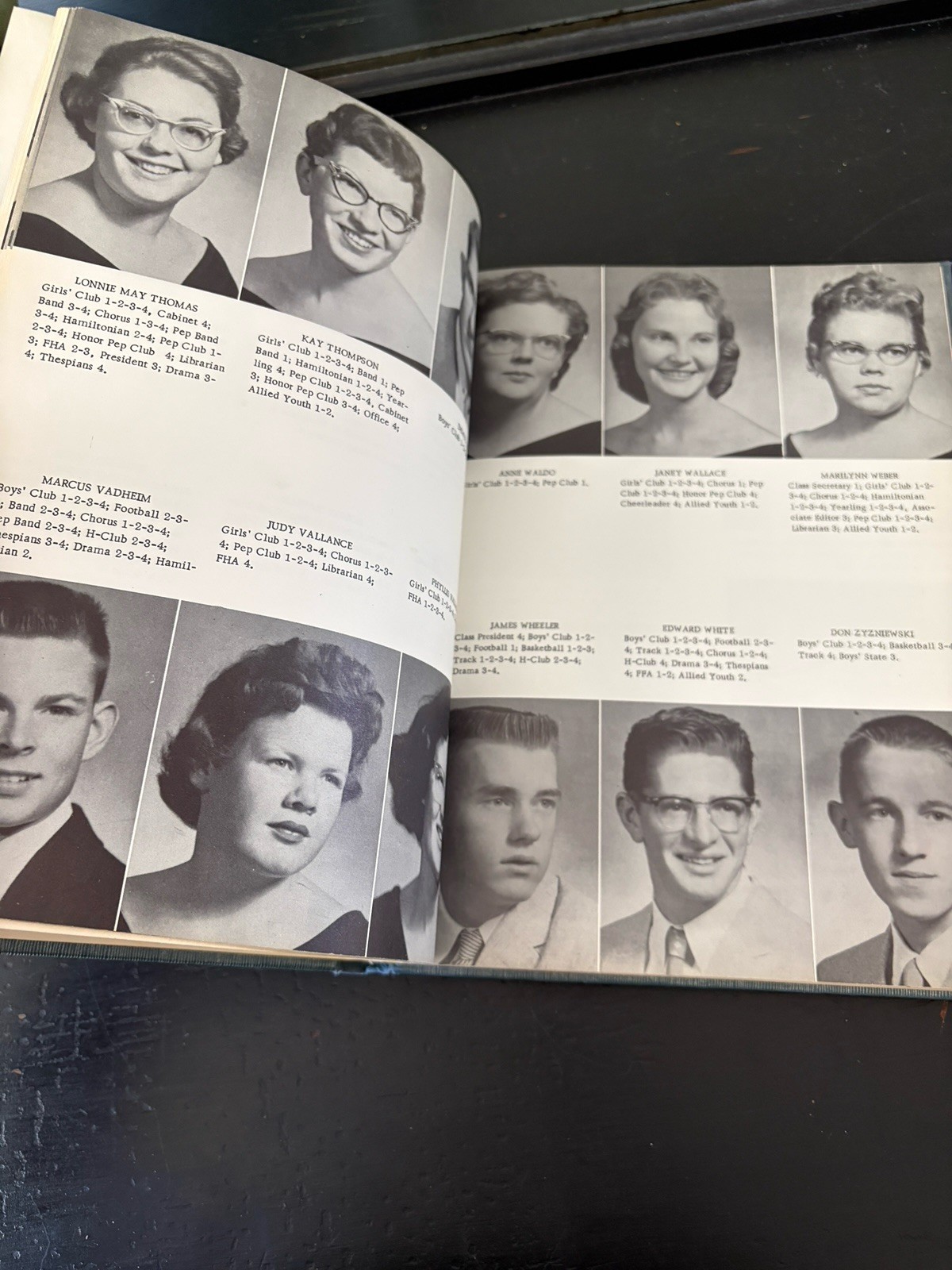 Vintage 1959 Hamilton High School Nevada Yearbook
