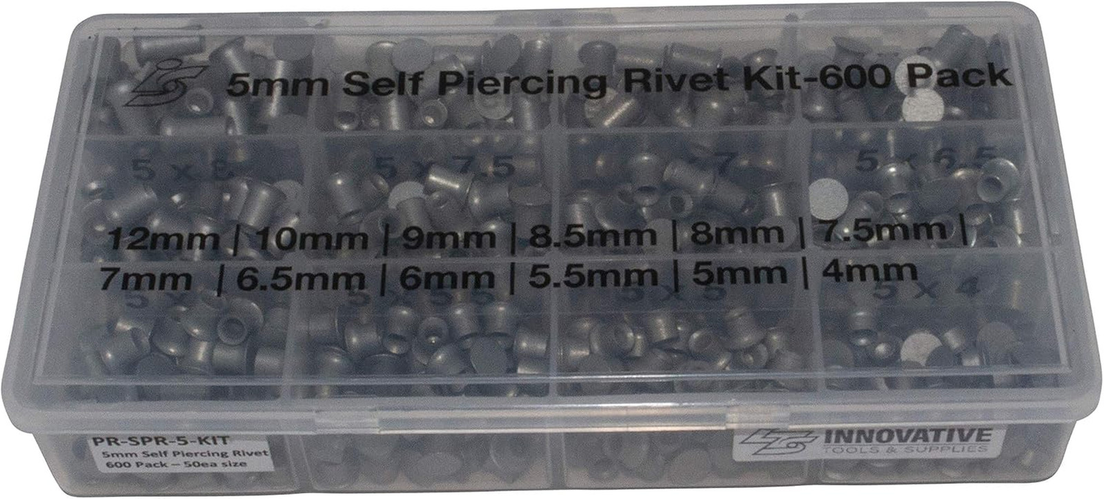 Self-Piercing Rivets 5mm Assorted Kit 600PCS – Compatible Replacement