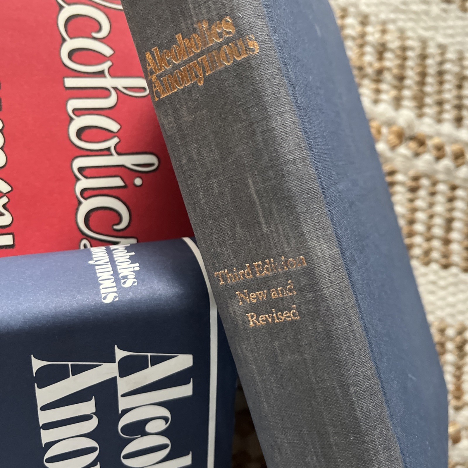 Alcoholics Anonymous 1939 Big Book Hard Cover Vintage 1976 Lot Of 3 + 2 Small