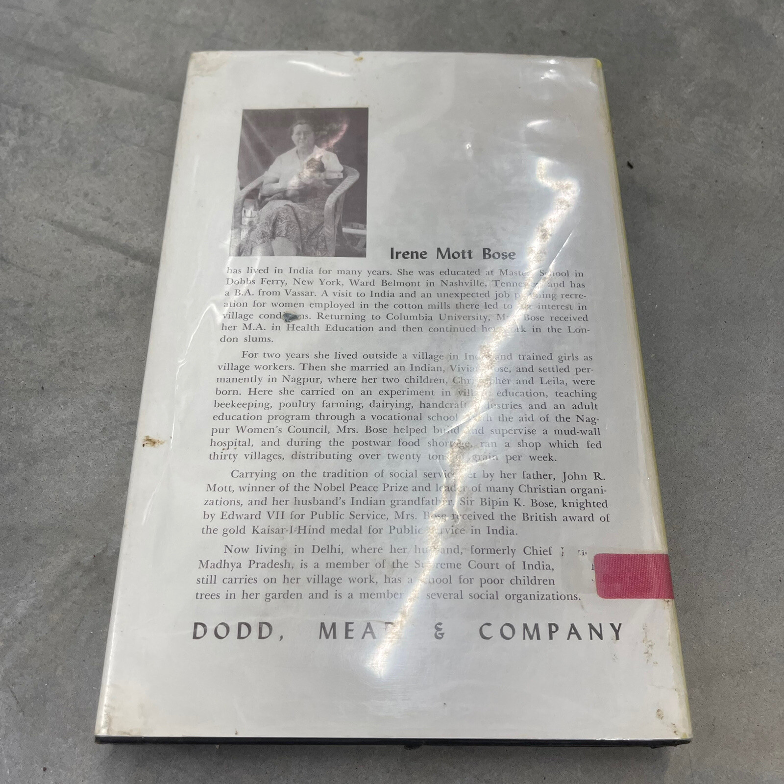 The Monkey Tree Irene Mott Bose 1956 Illustrated HC DJ First Ed Ex-Library