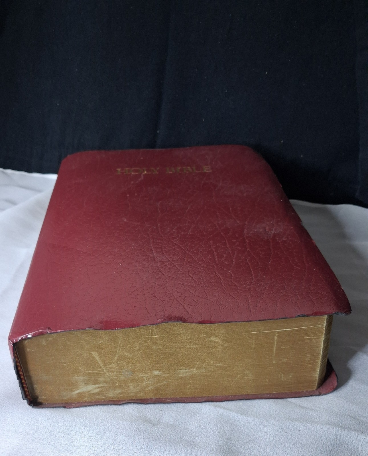 Holy Bible New KJV Thomas Nelson Regency Burgundy Faux Leather Giant Print