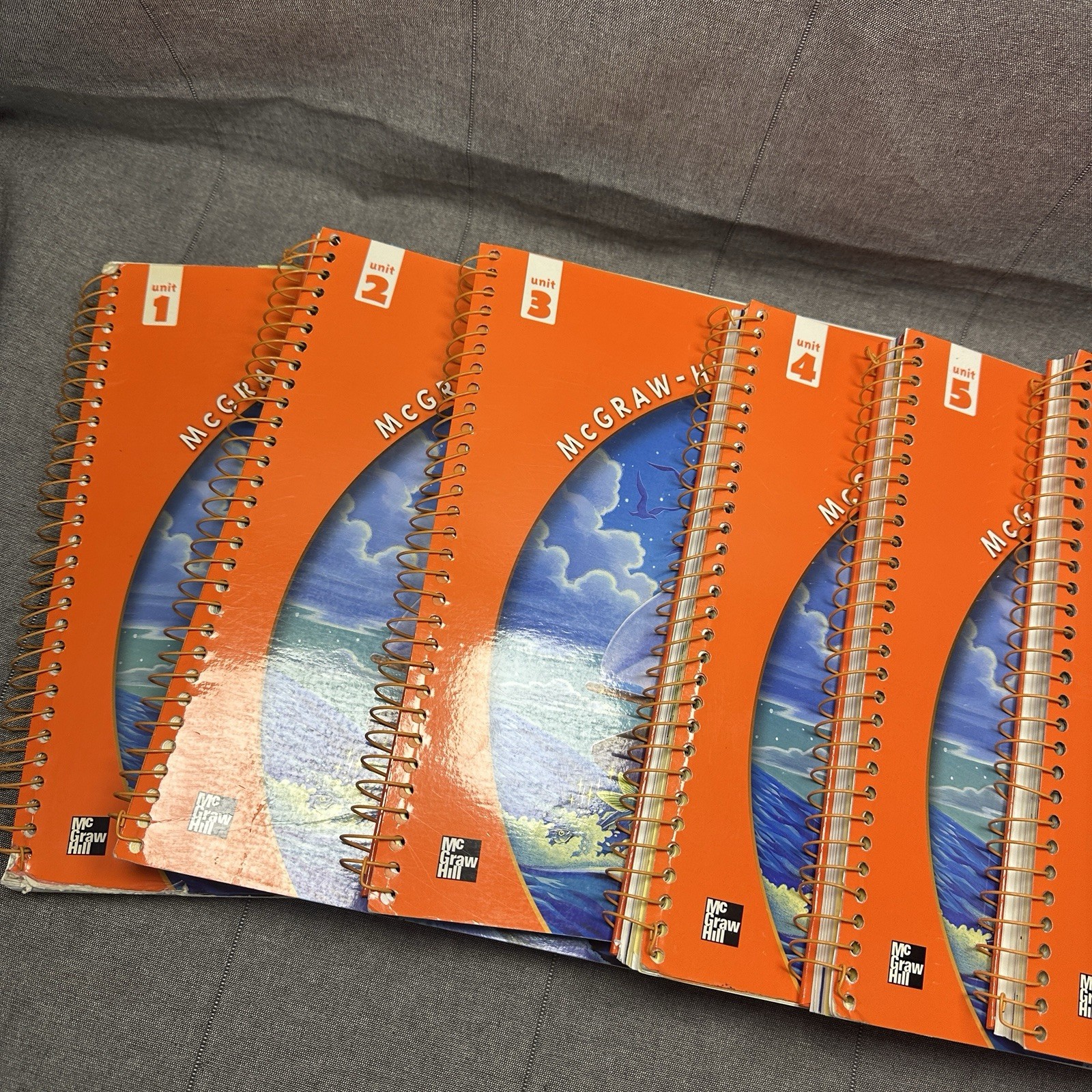 McGraw-Hill Reading Grade 5: Units 1-6 Complete Spiral-bound, by Flood Dr. James