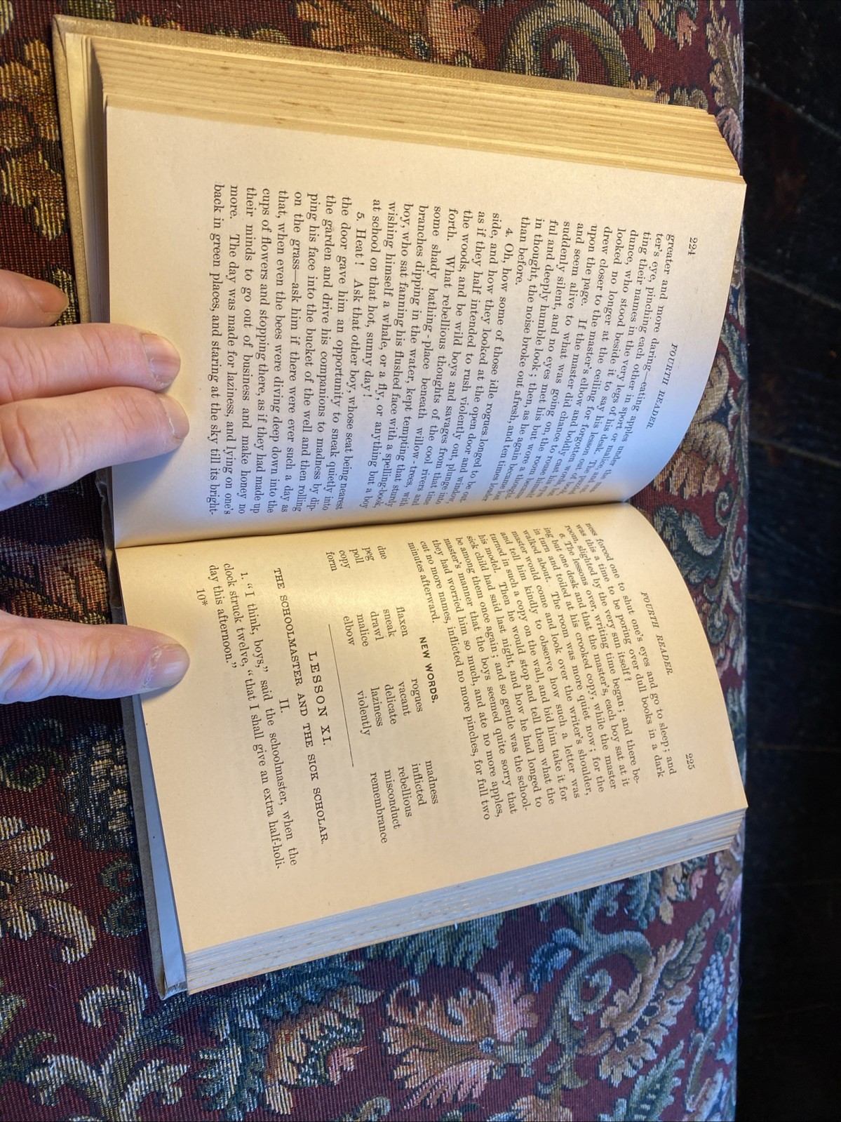 Harper’s Fourth Reader, 1888, 420 pages of Literature Nice Condition For135Yr+