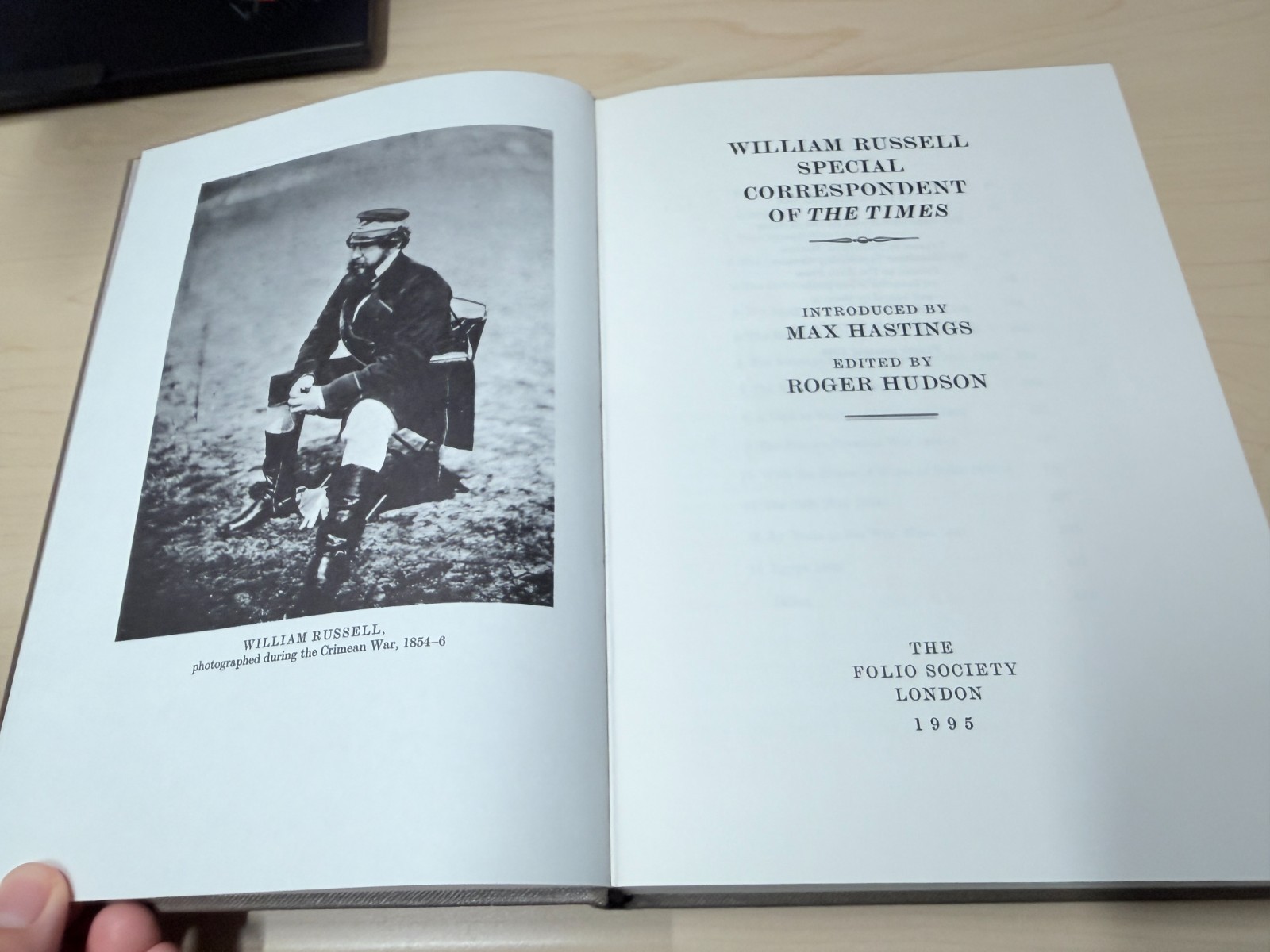William Russell Special Correspondent of the Times Folio Society No Slipcase