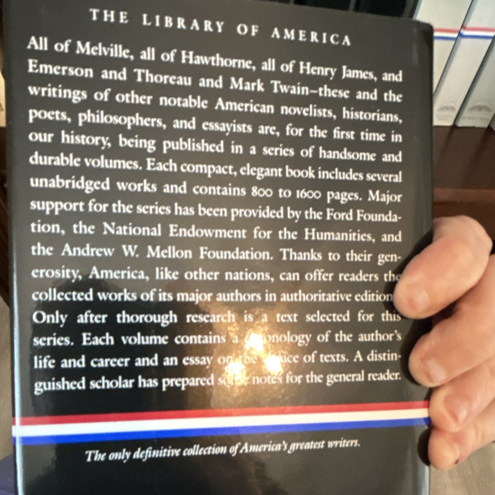 The Library of America Collector’s Edition Hardcover – Poe, Whitman, Faulkner