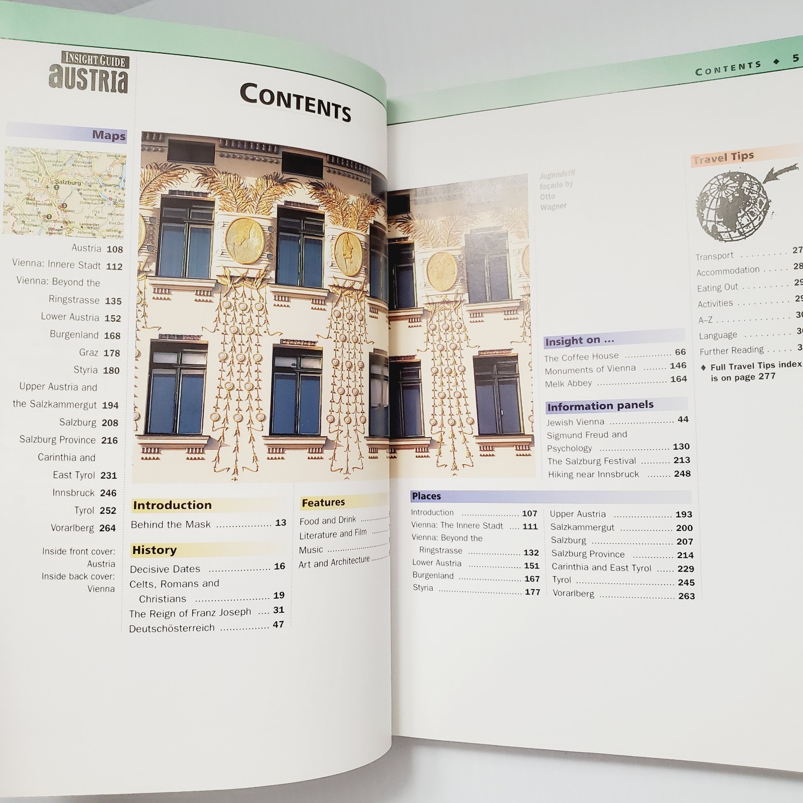Insight Guides Austria Discovery Channel Travel Maps Guide Paperback Book
