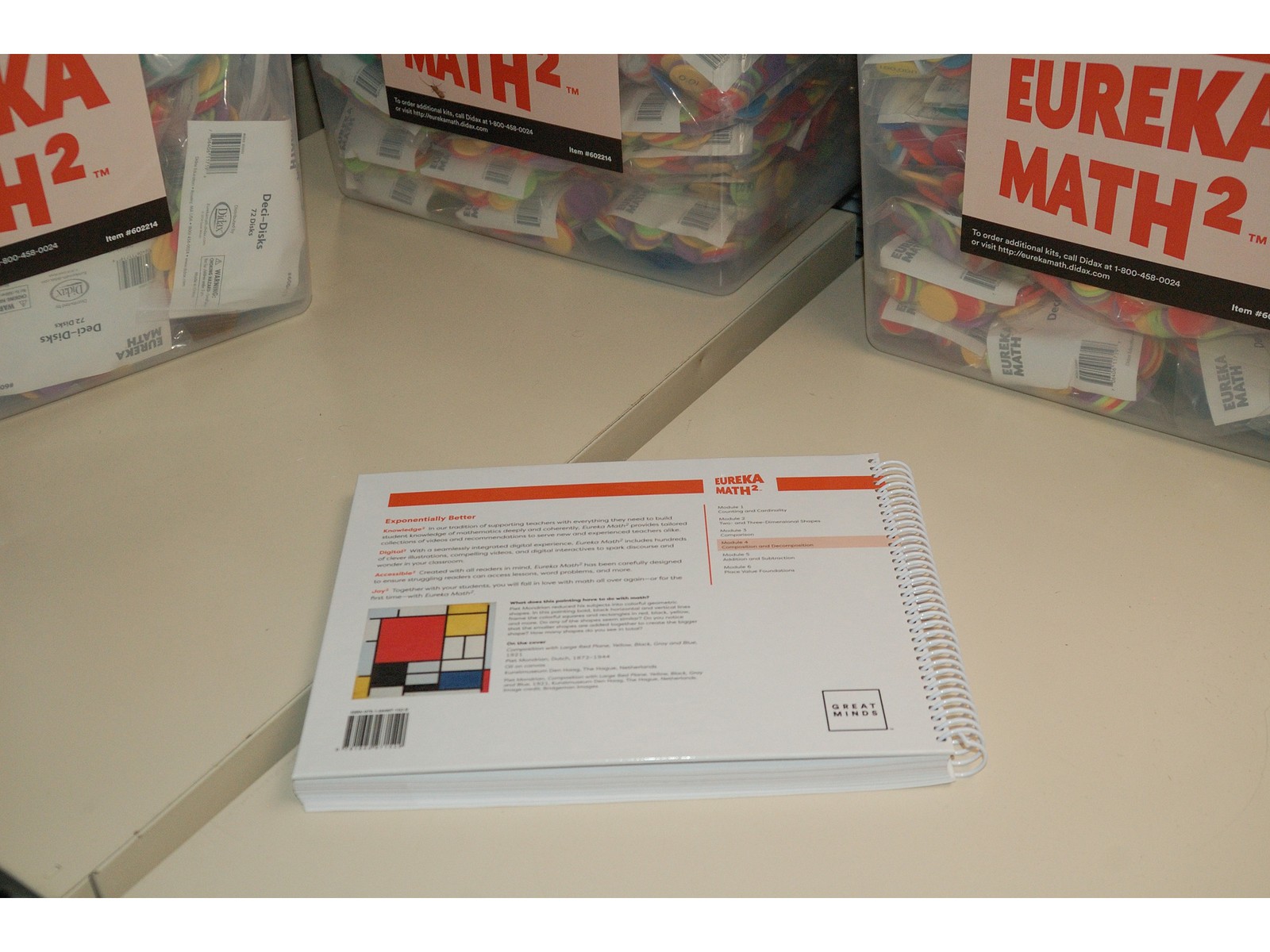 Eureka Math² Squared Kindergarten Module 4 Teacher Book – Weight: 25 oz.