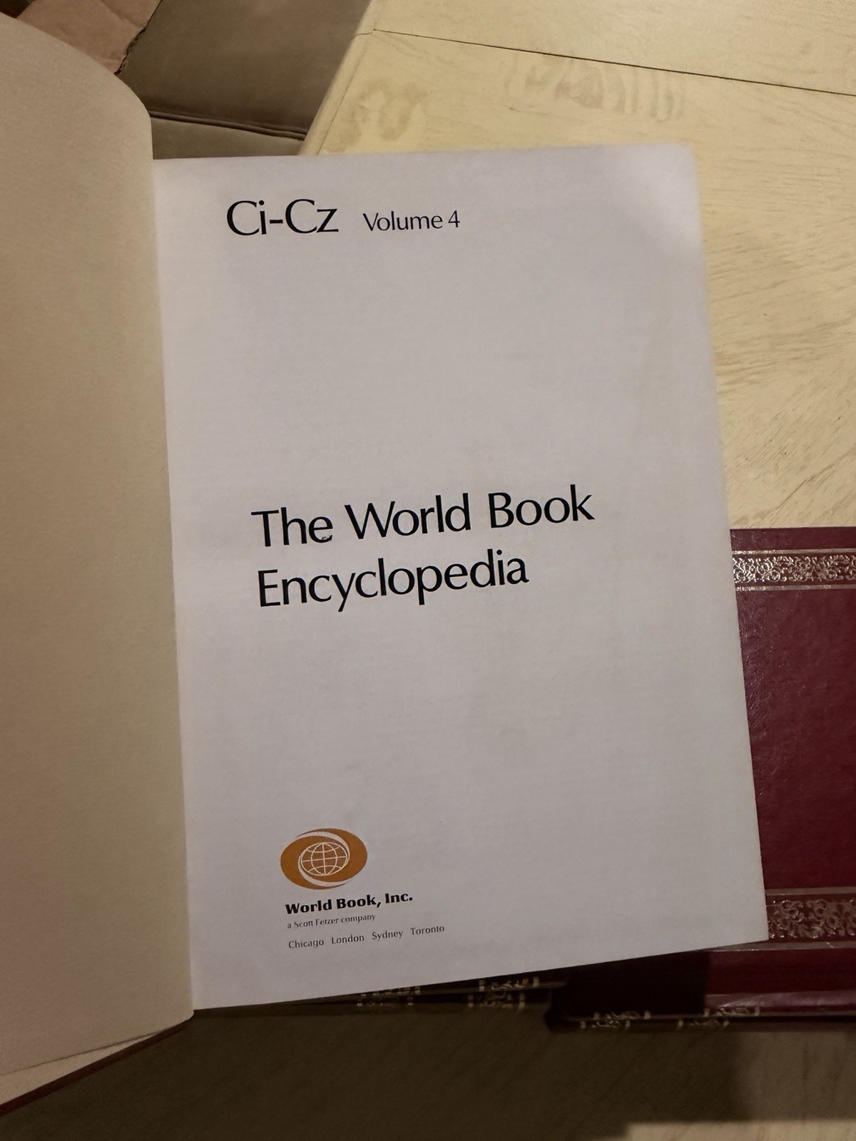 The World Book Encyclopedia set of 12 books)