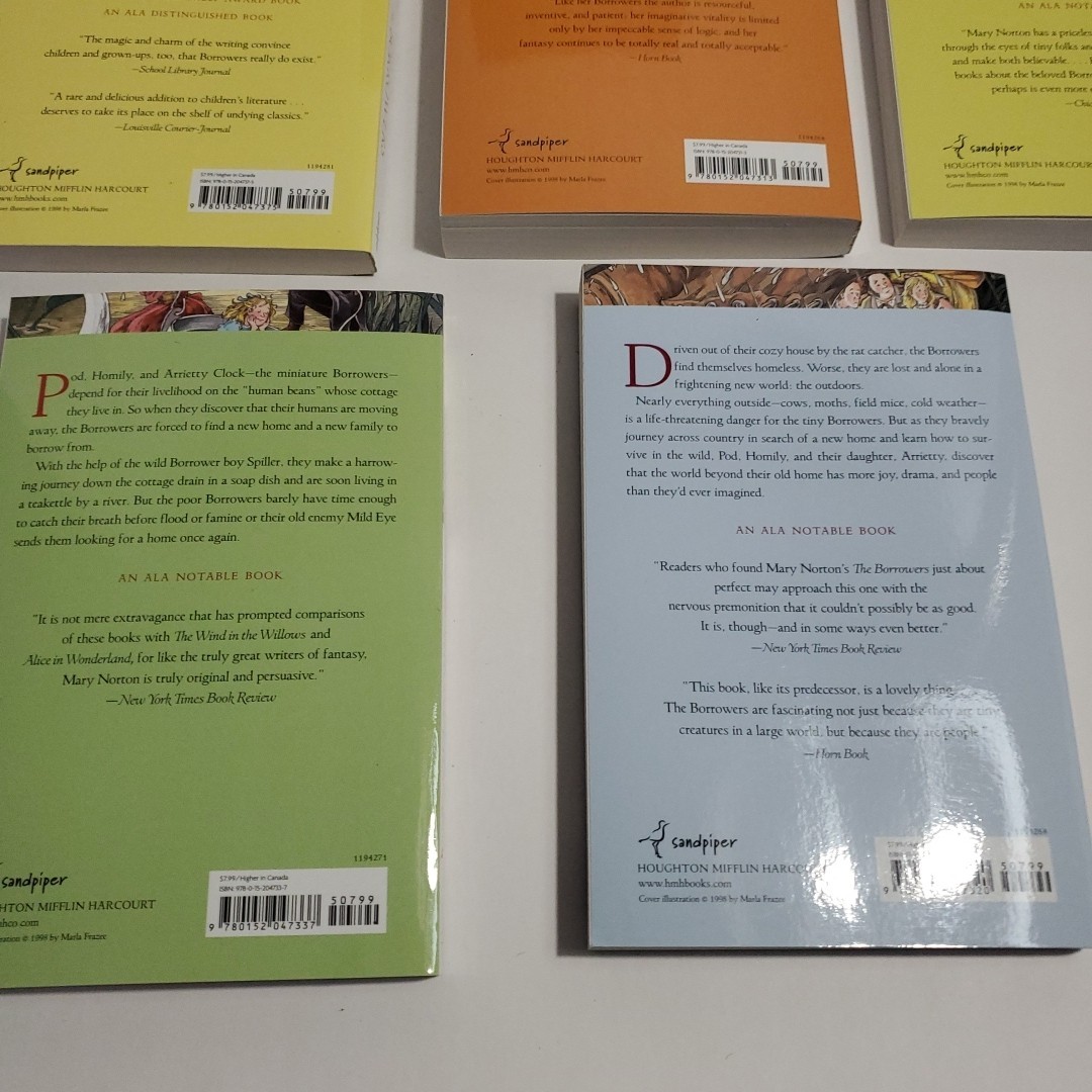 The Complete Adventures of the Borrowers Box Set of 5 Books