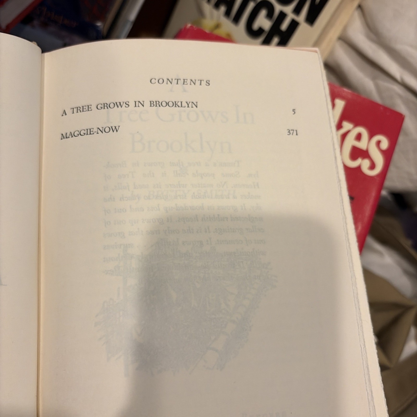 A Tree Grows in Brooklyn & Maggie-Now by Betty Smith 1947 HCDJ Book Club Edition