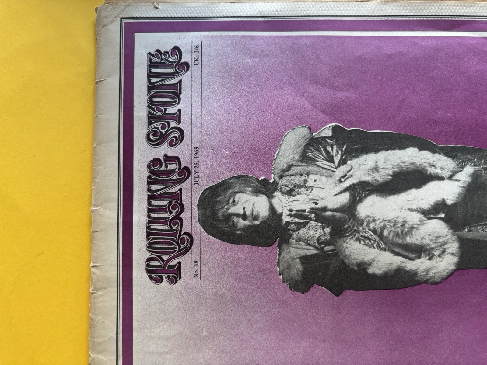 Rolling Stone magazine newspaper July 26 1969 Buddy Guy Brian Jones