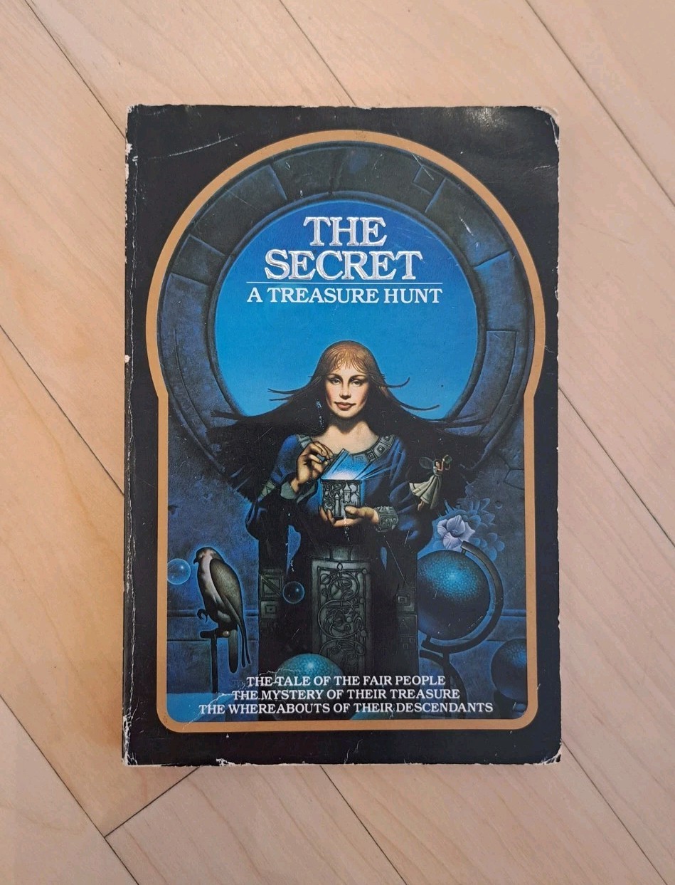 The Secret: A Treasure Hunt 1982 First Edition Bantam Paperback Palencar Preiss