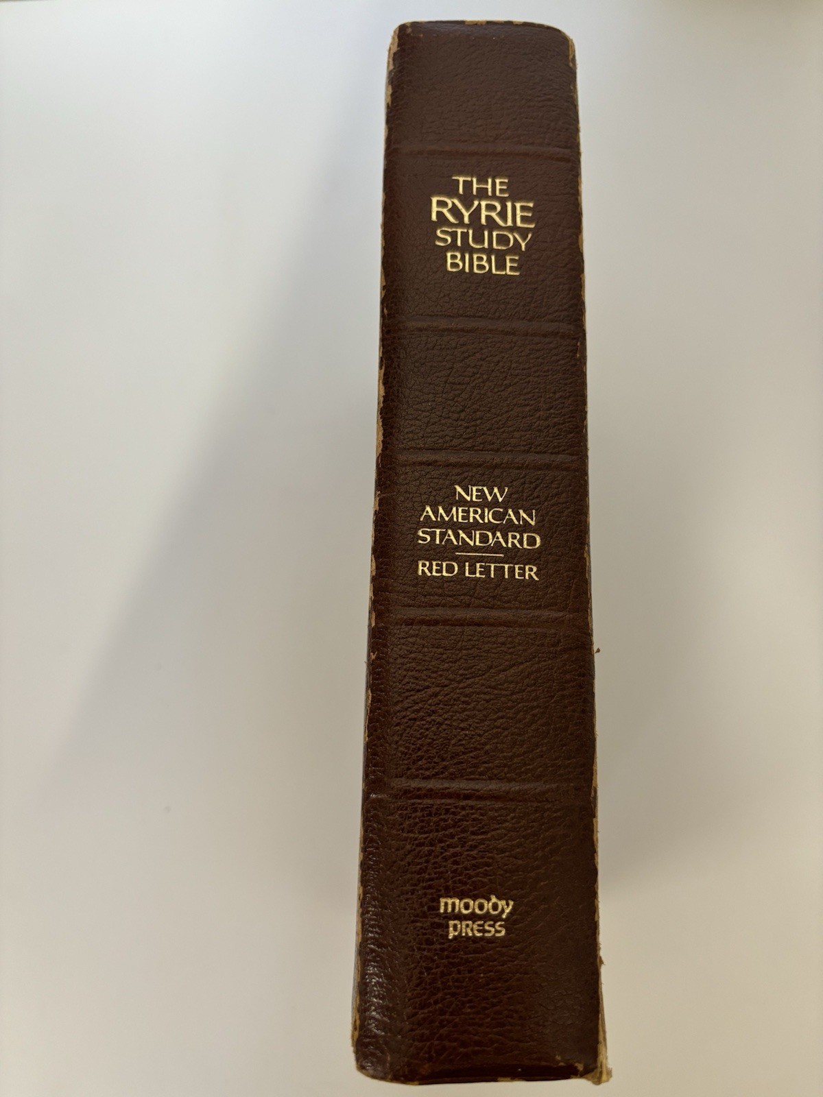 Ryrie Study Bible 1978; NASB 1977 Red; Red Letter; Moody Press