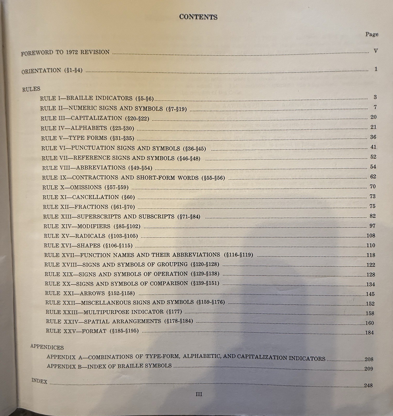 The Nemeth Braille Code for Mathematics and Science Notation 1985 Hardcover Book