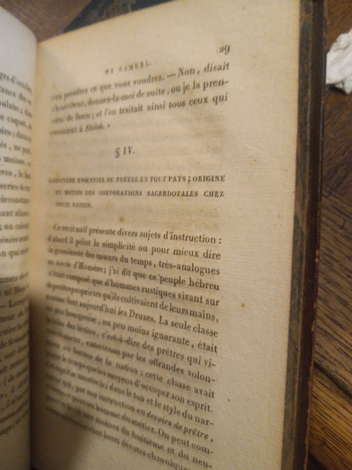 1822 HISTORY BOOK IN FRENCH SIGNED BY MARIO PEDRO ARATA! – HISTOIRE DE SAMUEL