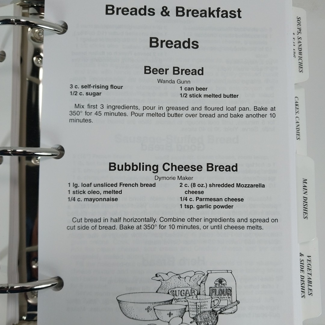 Lovington Centennial Cookbook 900 Pages Loose Leaf Jumbo Jack Cookbooks 2008