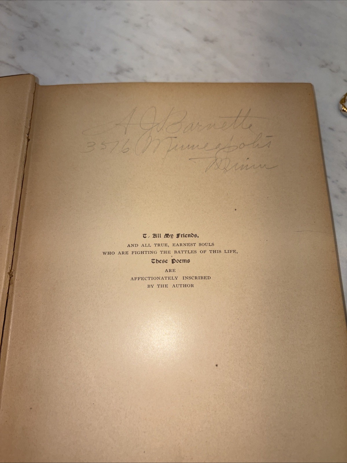 1903 Hardcover “Darkness & Dawn” By Mary C. Sloan Woodward Preowned Fair