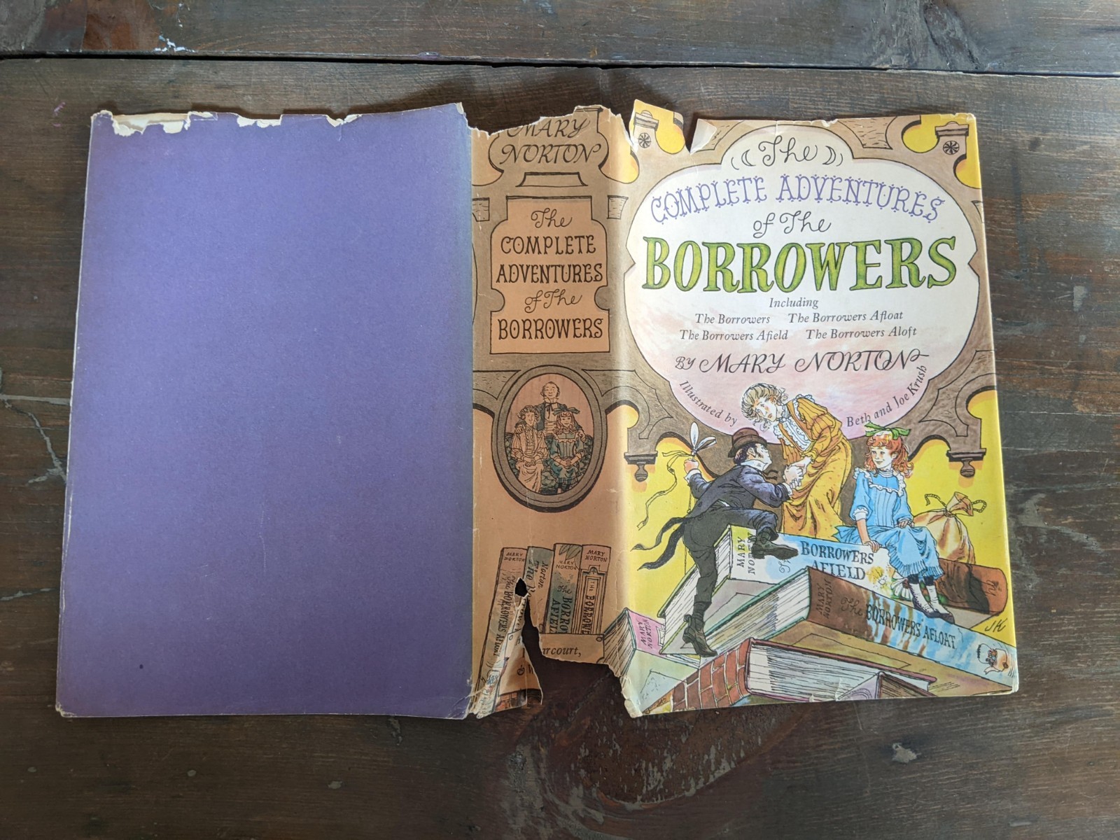 The Complete Adventures of the Borrowers by Mary Norton HC DJ 1967 Book Club BCE