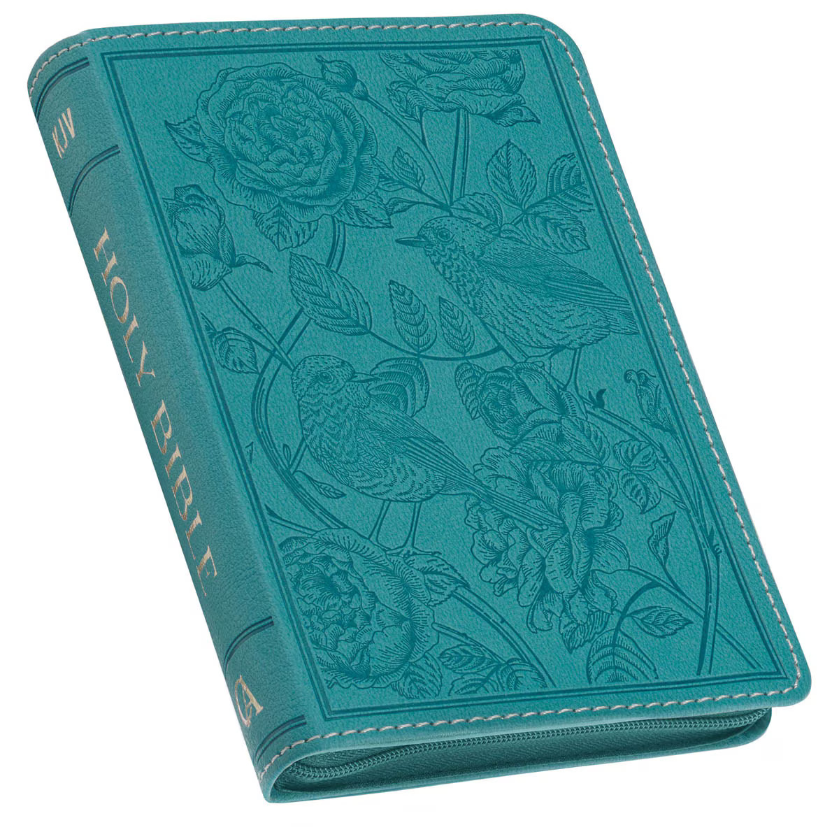 KJV Holy Bible, Compact Vegan Leather Red Letter Edition – Ribbon Marker, King