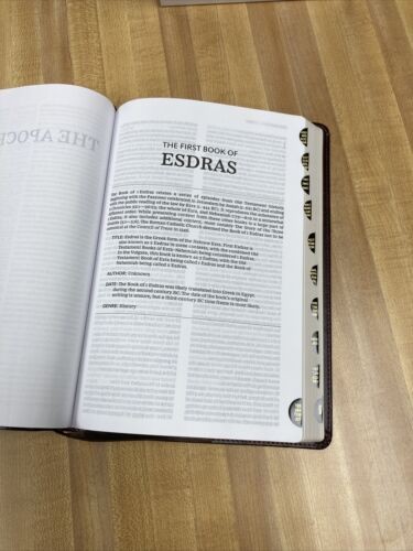 KJV Bible with APOCRYPHA | Thumb-indexed | Authorized King James Version