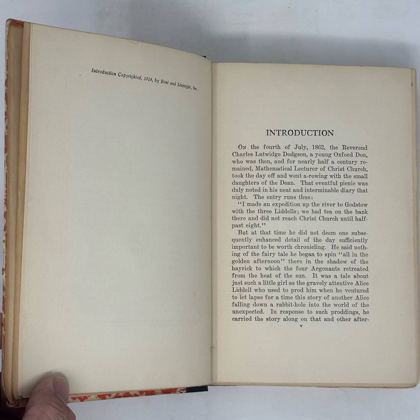 Alice’s Adventures in Wonderland Through the Looking-Glass Snark 1925 HC
