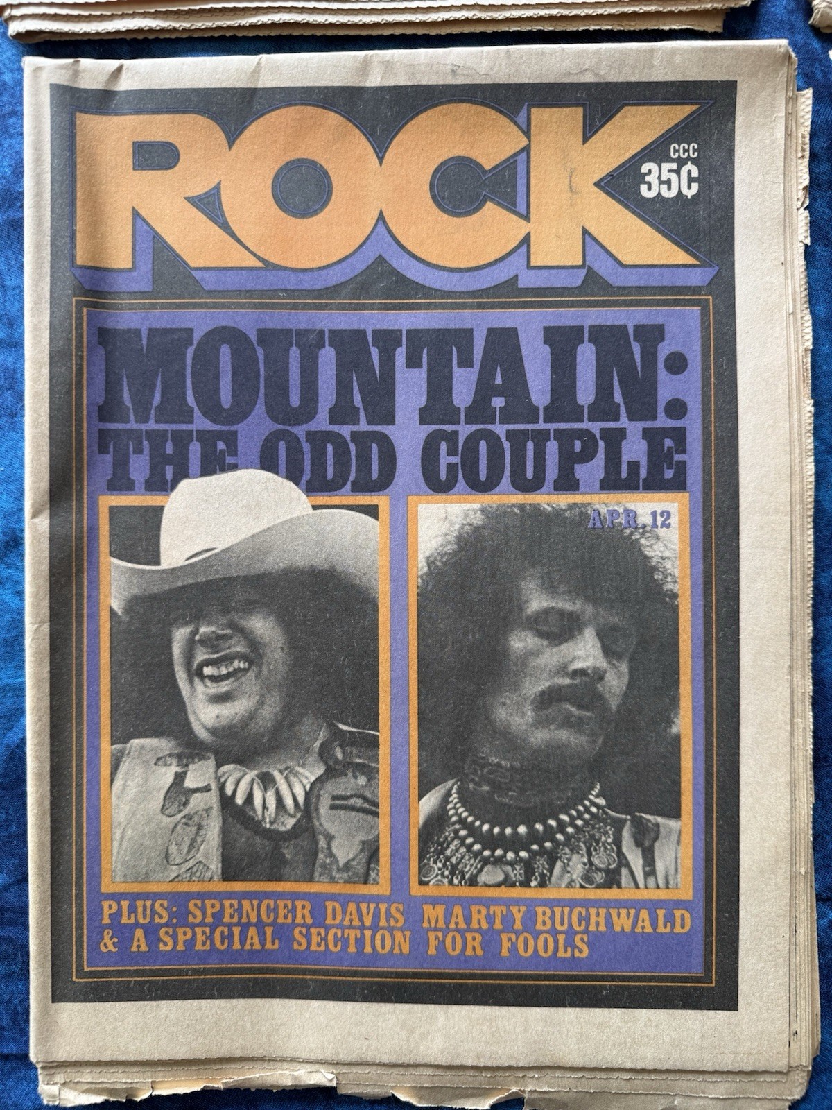 Rock Newspaper Magazines Lot – Mar,Apr, Jun, Dec 1971 Elton, Dylan, Procol Harem