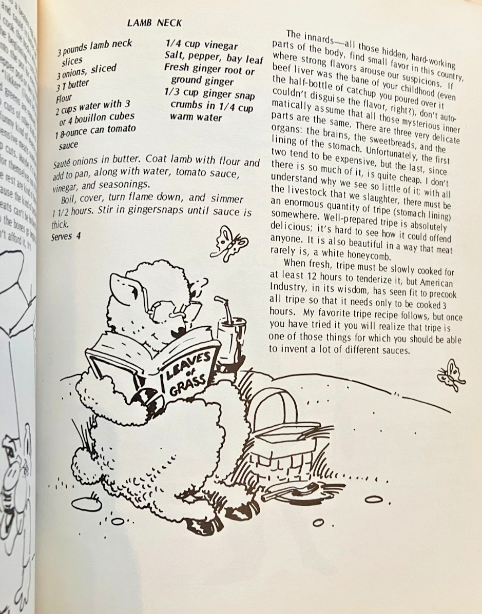 Mmmmm: A Feastiary by Ruth Reichl 1st edition 1972 Softcover RARE Cookbook