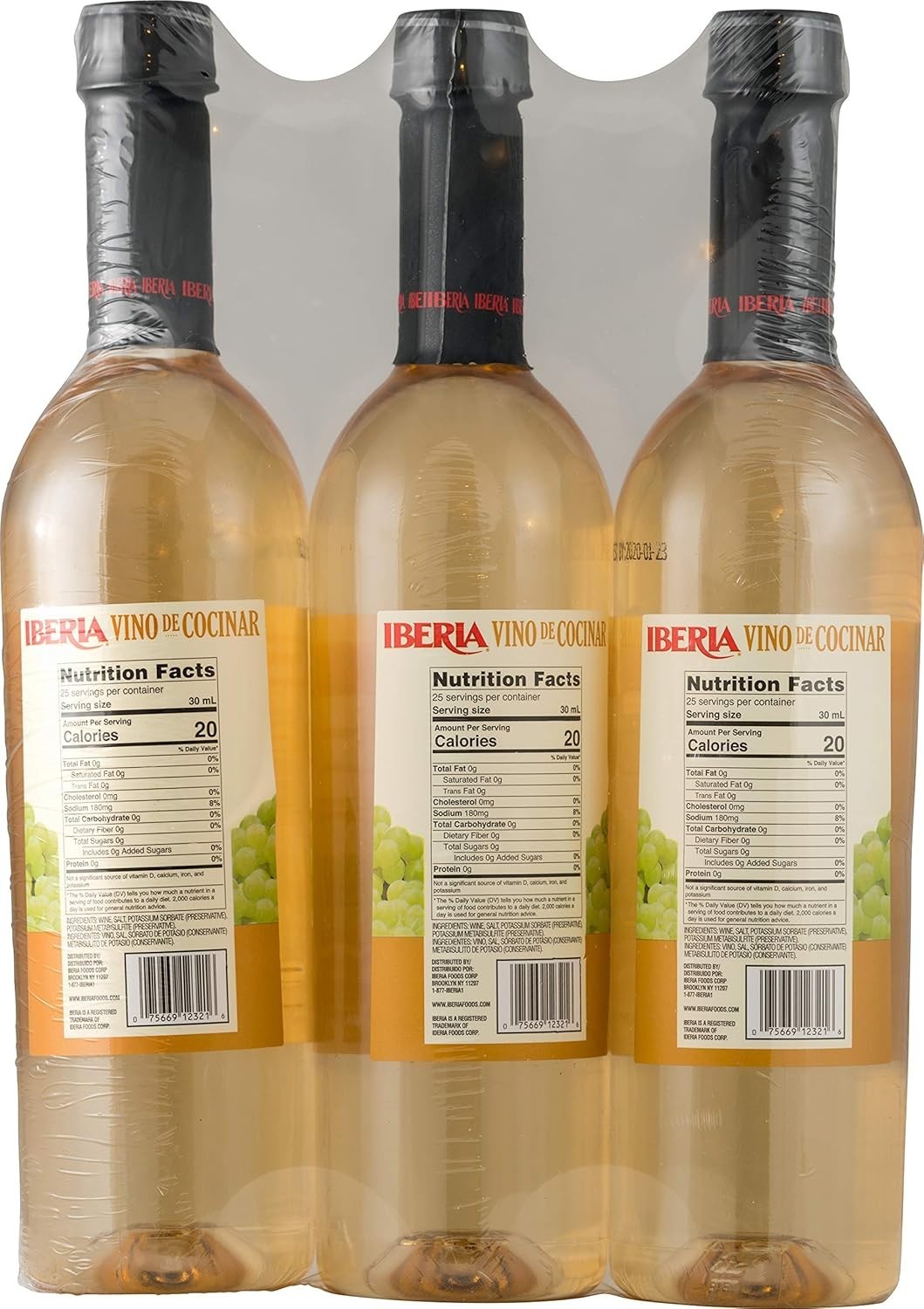 Dry White Cooking Wine, 25.4 oz Bottles (Set of 3) – Perfect for Recipes