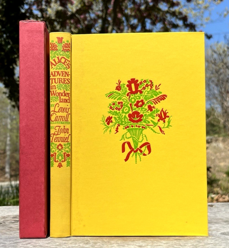 Vintage ALICE’S ADVENTURES ALICE IN WONDERLAND Heritage Press 1969 VG w/Slipcase