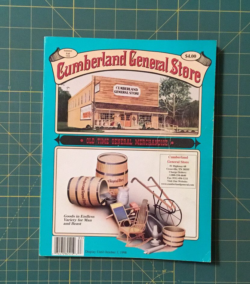 1998 CUMBERLAND GENERAL STORE CATALOG, 288 Pages, Real Nice Condition, Rare!