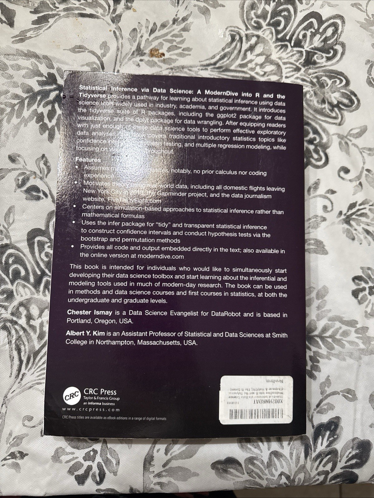 Chapman and Hall/Crc the R Ser.: Statistical Inference Via Data Science : A Mode