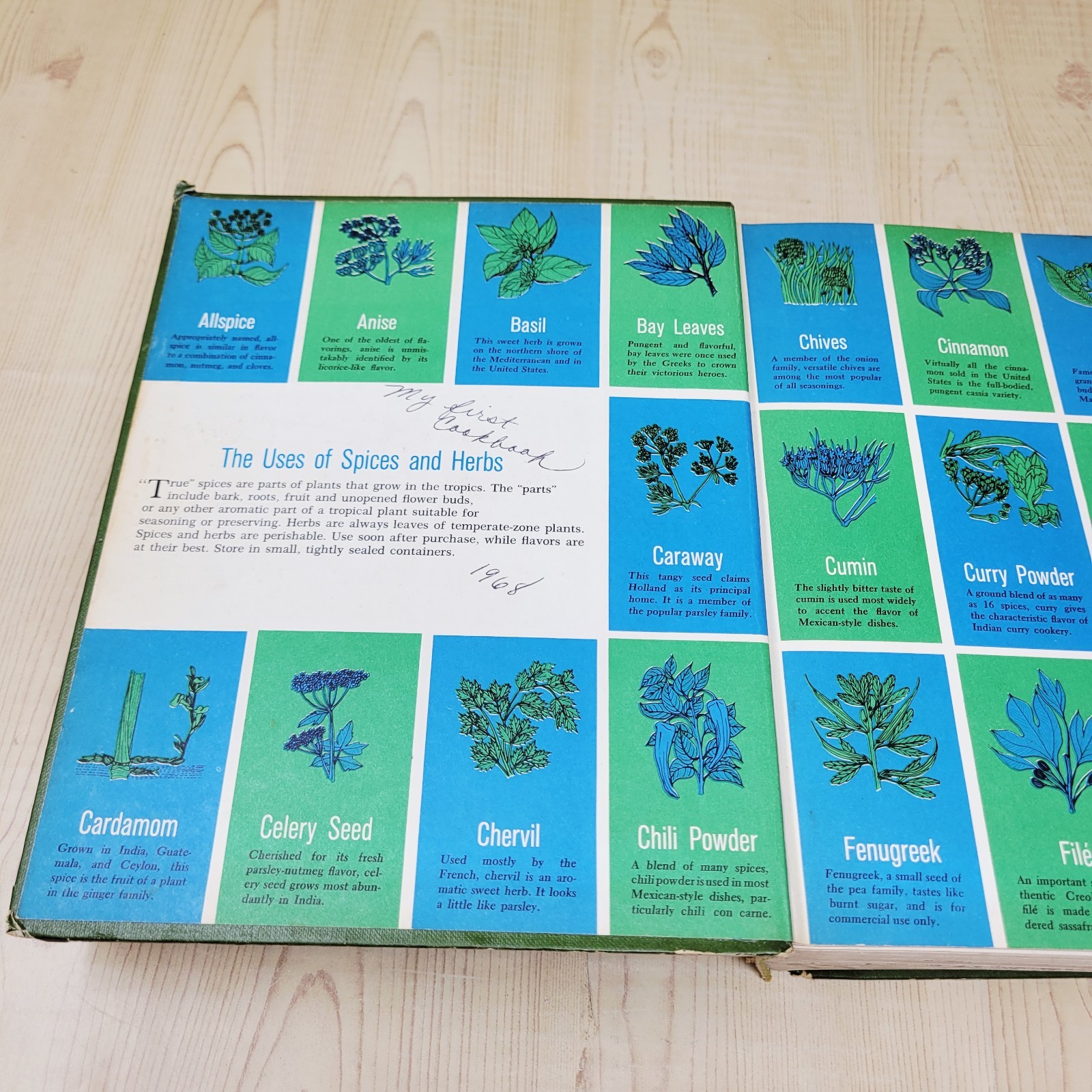 McCall’s Cook Book, 1963 Vintage Hardcover Green 5th Printing Random House