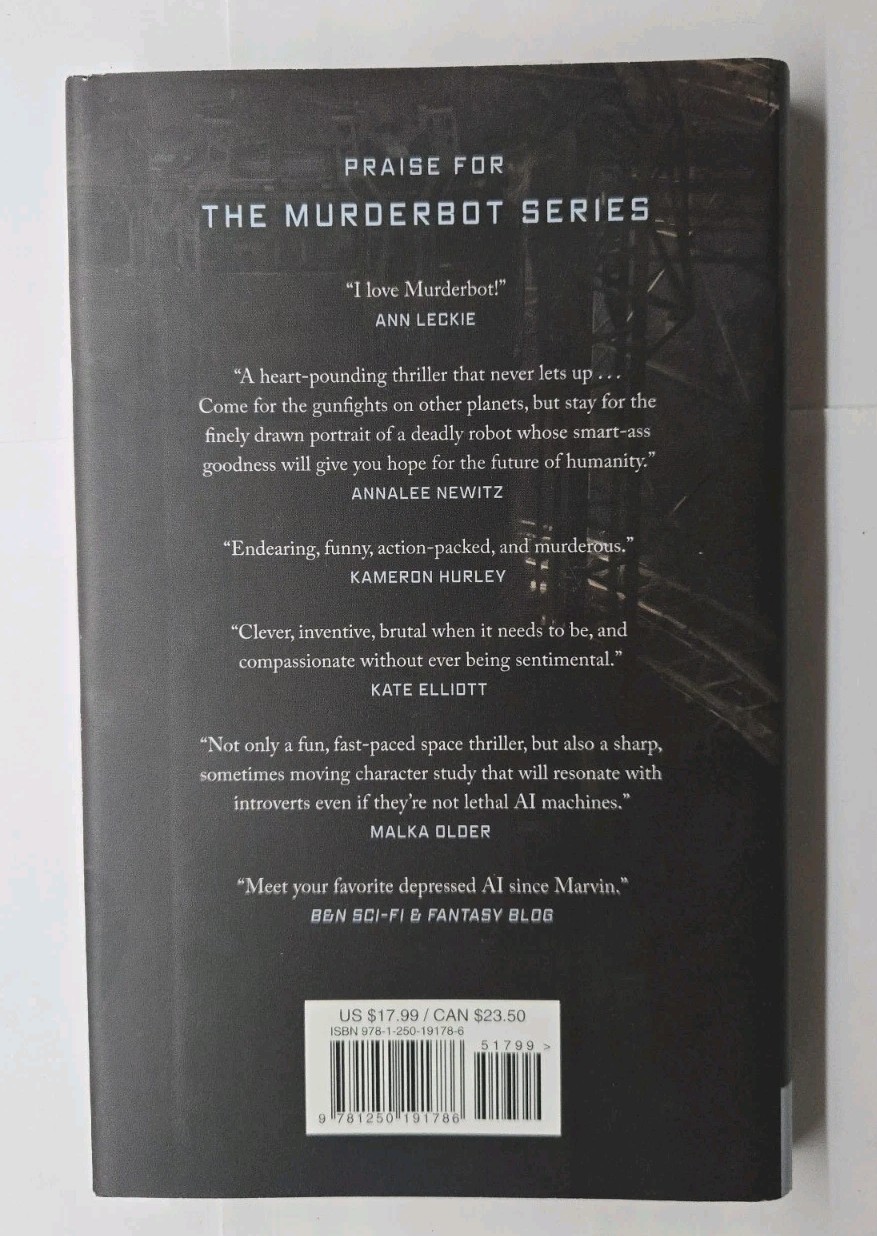 ​Martha Wells Murderbot Diaries Books 1-4 Complete Novella Lot All Systems Red