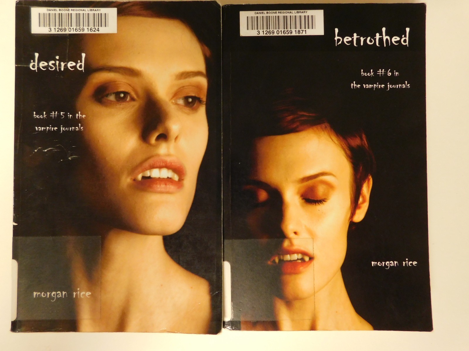 Morgan Rice The Vampire Journals Books Lot of 6 pb Young Adult Novels