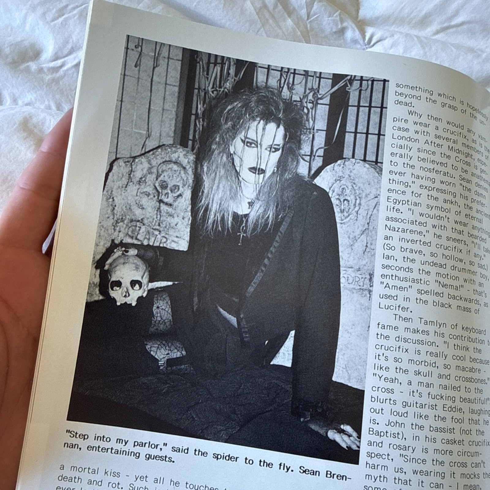 Vintage Propaganda Magazine No. 15 Book of the Dead Goth Zine Fall 1990