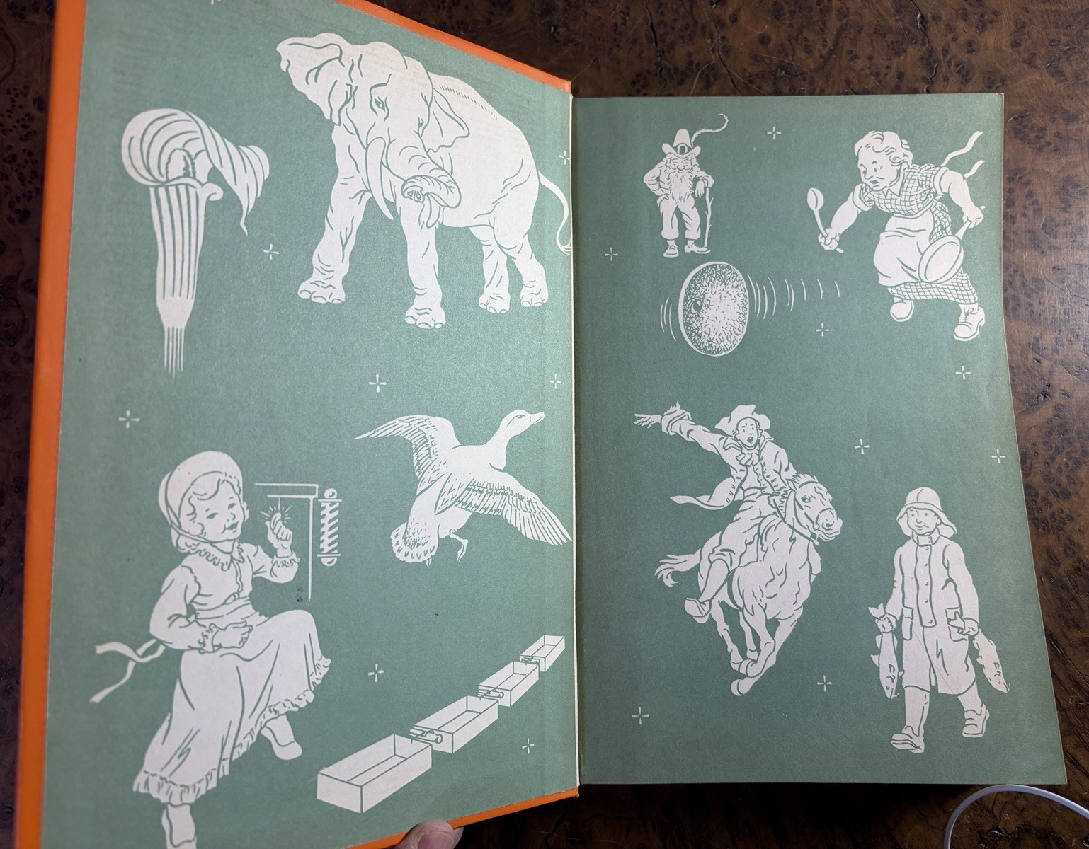 Vintage The Story Hour Child Horizons Book 1961 Color Illustrations HC